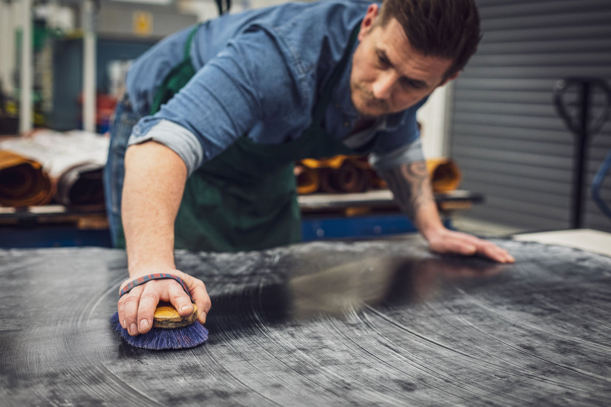 Beorma English leather goods worksop founder Alex Simpson