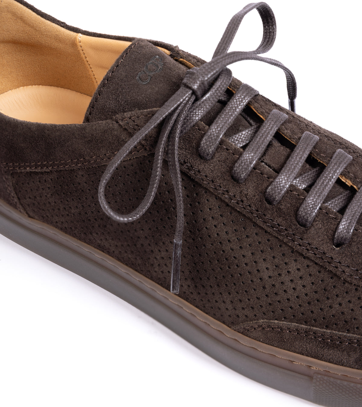 CQP Atrium Suede Sneaker: Dark Brown