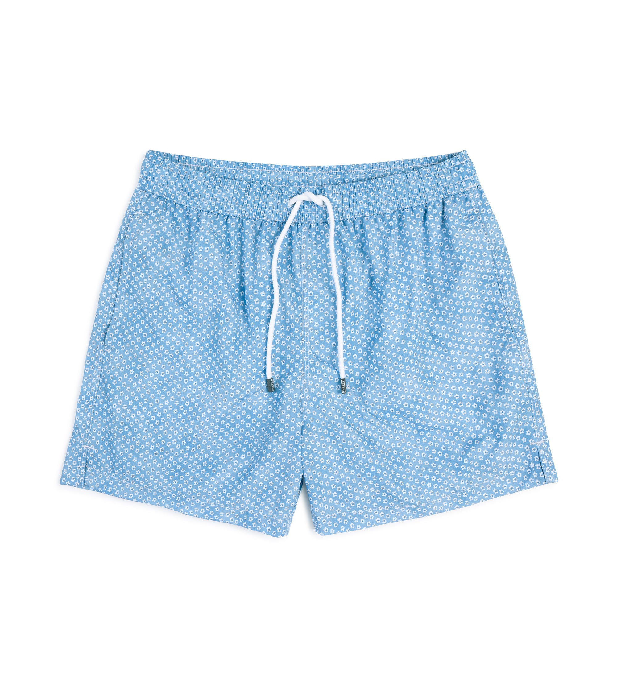 Fedeli Madeira Airstop Floral Swim Trunks: Sky Blue