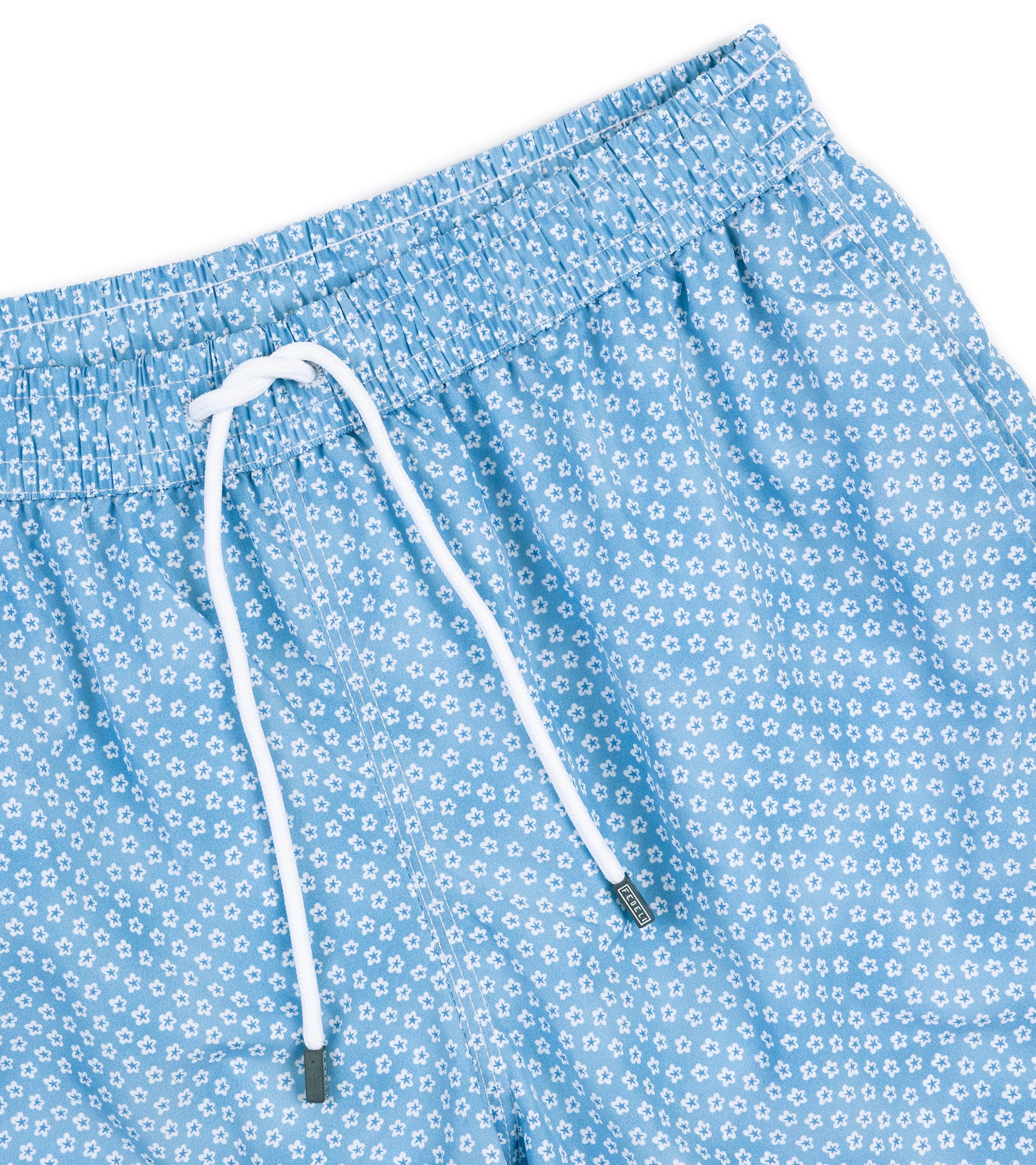 Fedeli Madeira Airstop Floral Swim Trunks: Sky Blue