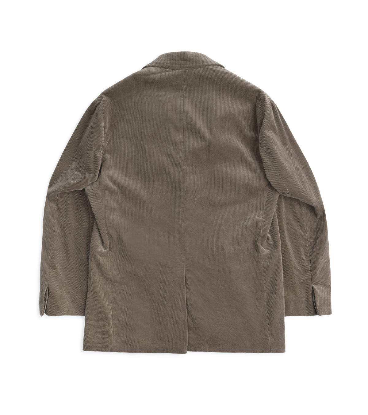 Kaptain Sunshine Cotton Corduroy 4B Jacket in Brown back view.