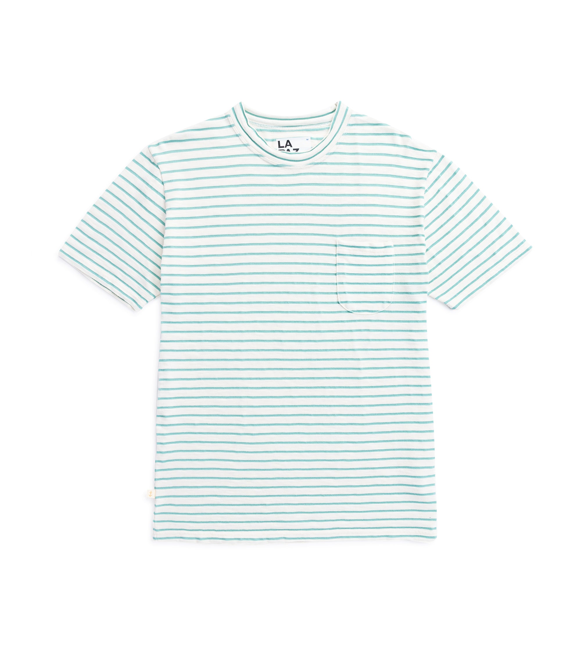 La Paz Guerreiro Stripe Pocket T-Shirt: Green