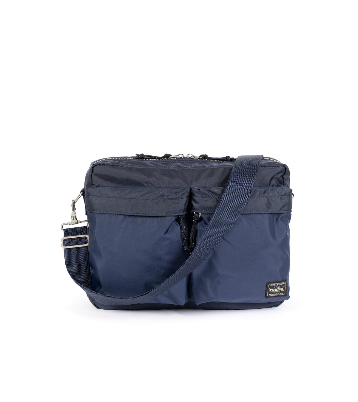PORTER Force Shoulder Bag: Navy