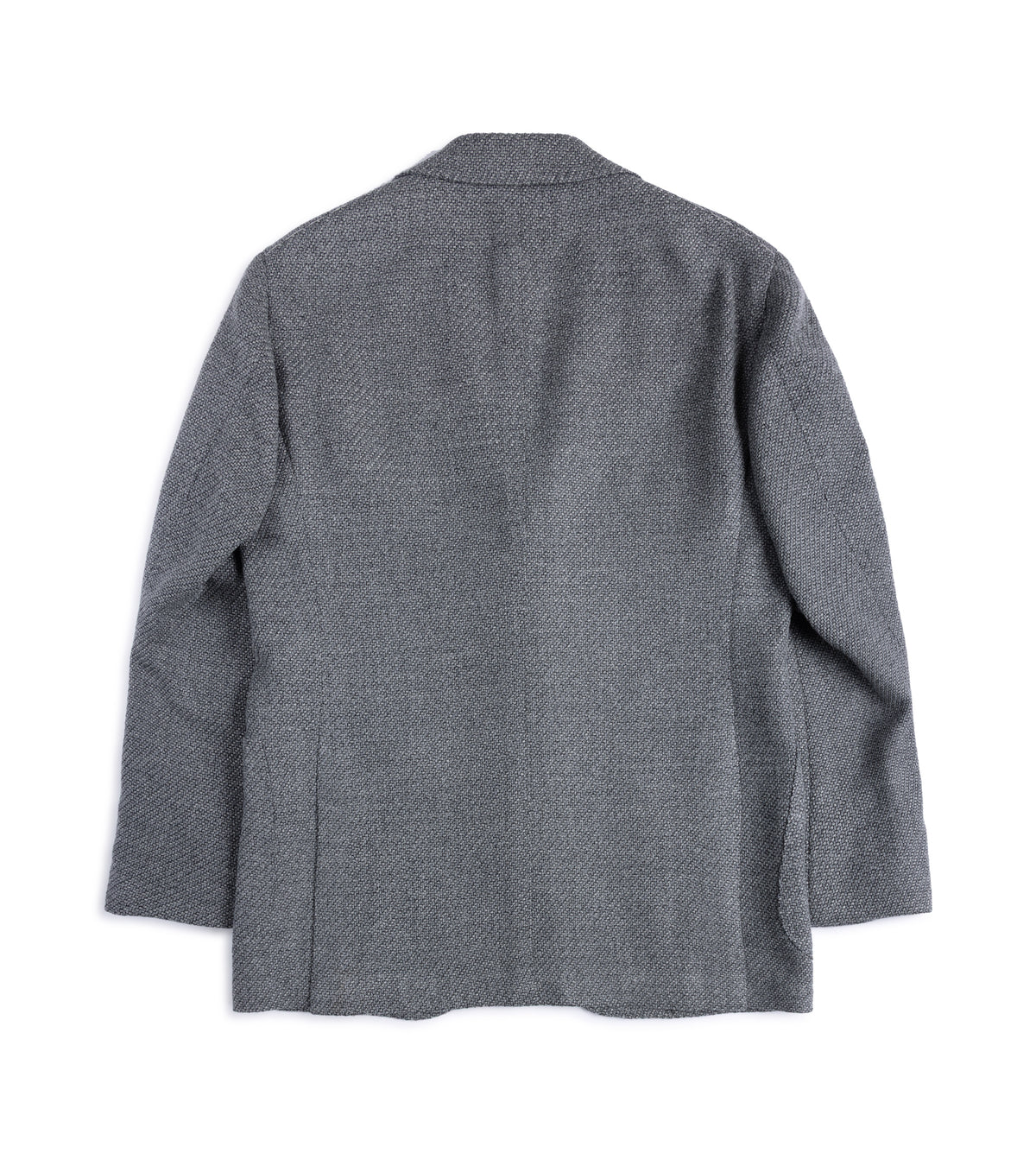 Ring Jacket Meister Wool Roving Kersey Balloon Jacket in Grey back view.
