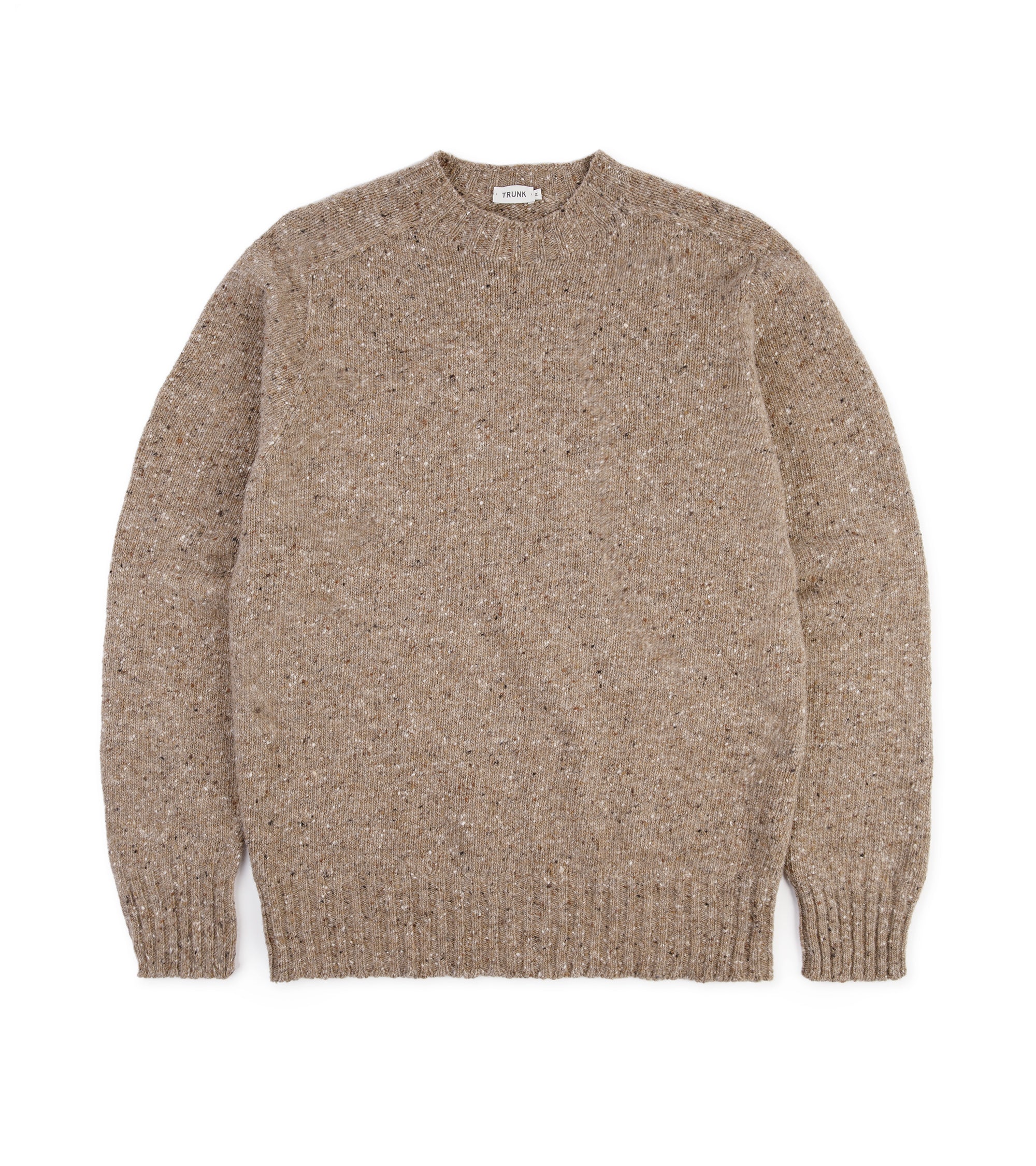 Trunk Berwick Donegal Crew Sweater: Beige