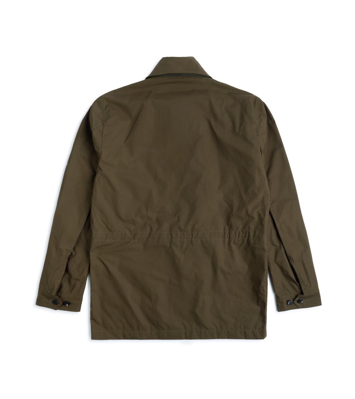 Trunk Blandford Waxed Cotton Field Jacket in olive, product photo.