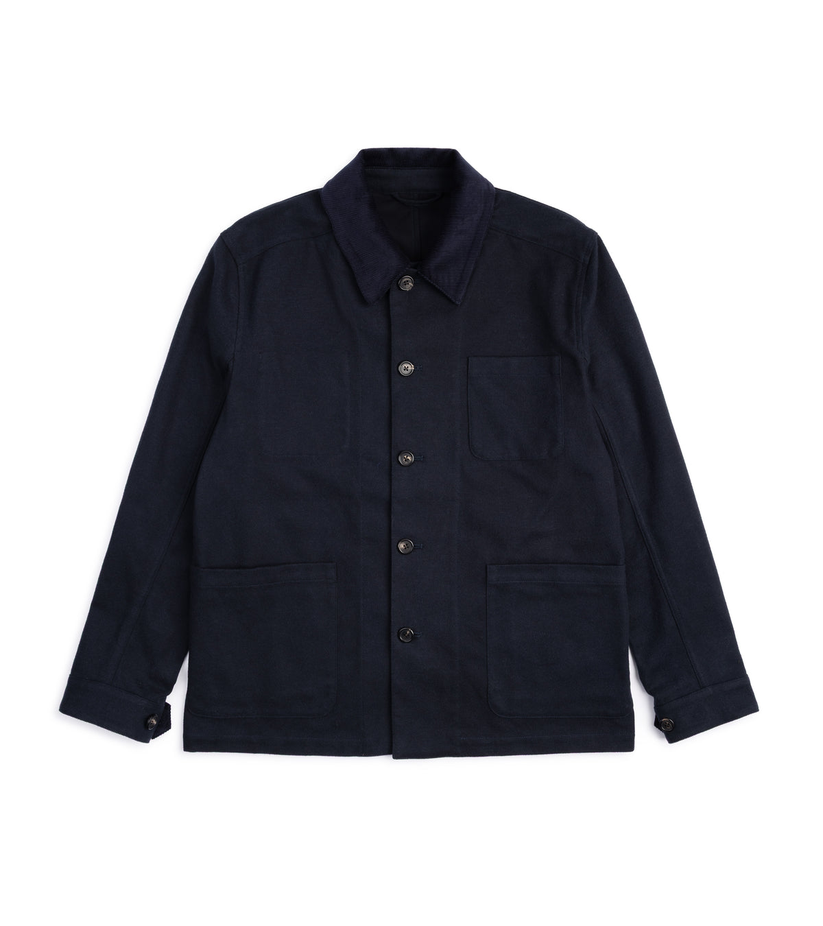 Trunk Coleman Brushed Japanese Cotton Jacket: Navy