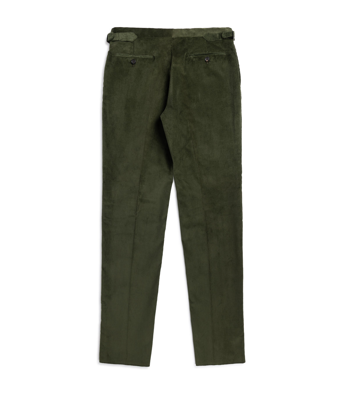 Trunk Hutton Cotton Corduroy Tailored Trousers, back view.