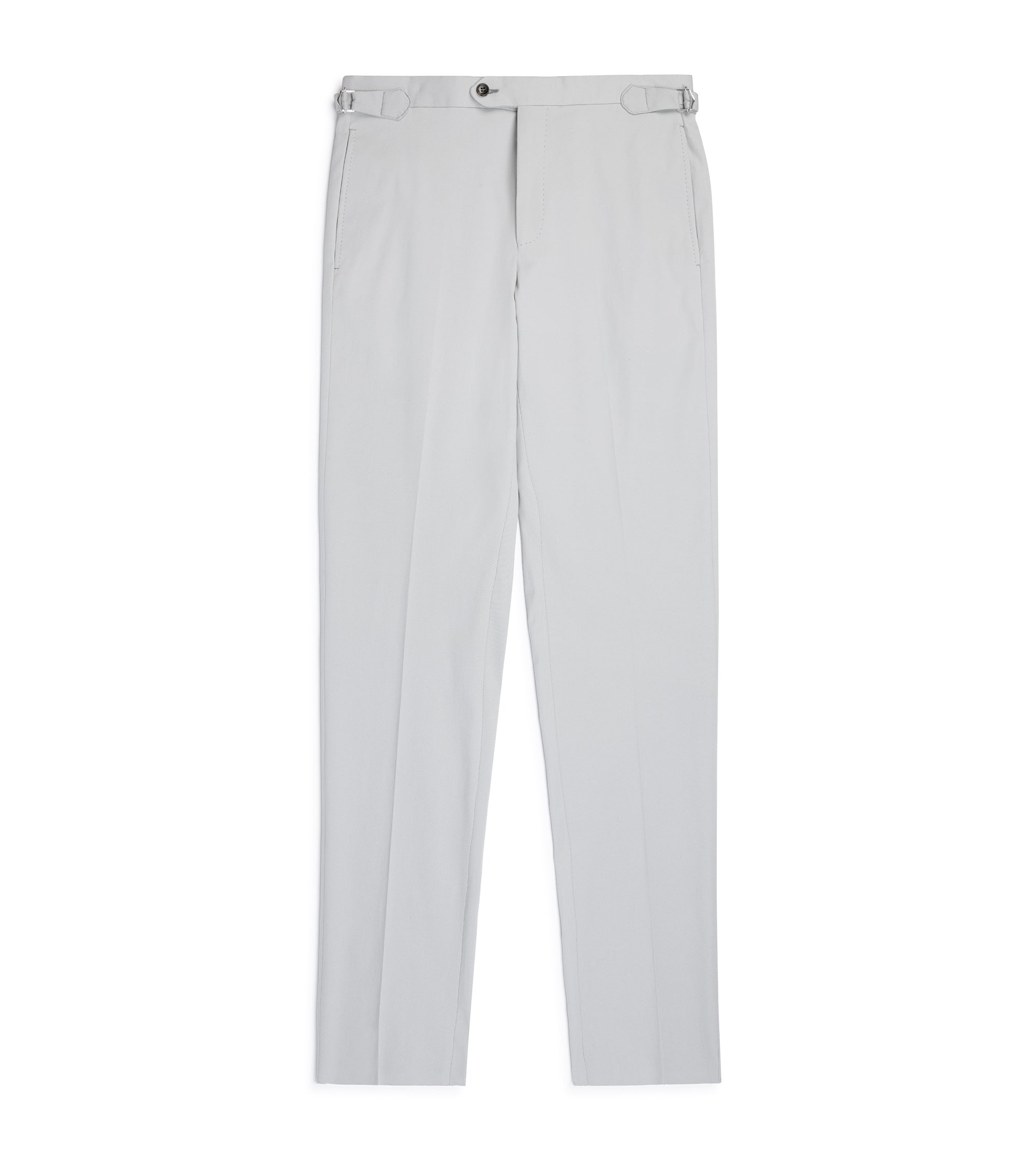 Trunk Walbrook Cotton Tailored Trousers: Light Grey
