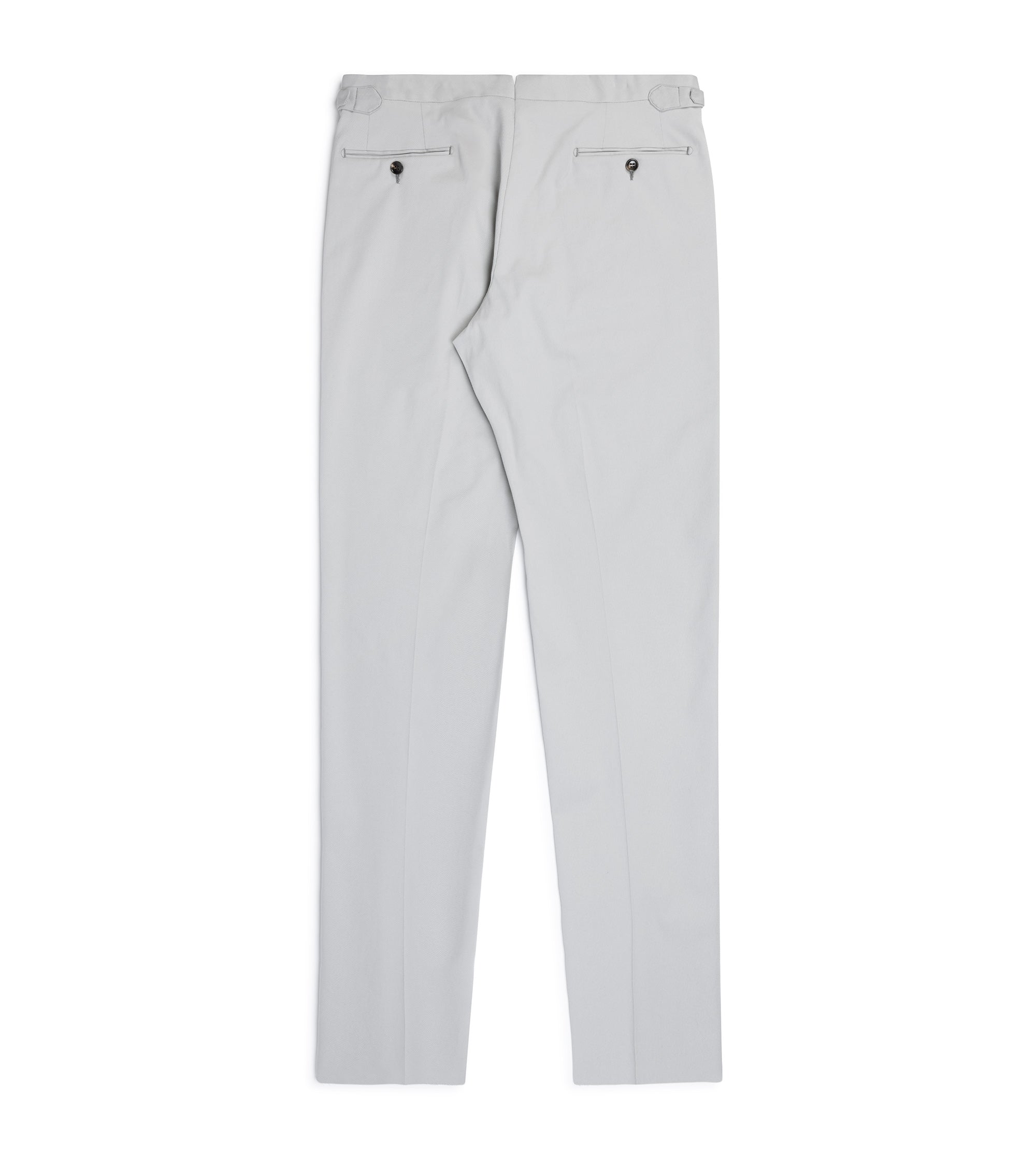 Trunk Walbrook Cotton Tailored Trousers: Light Grey