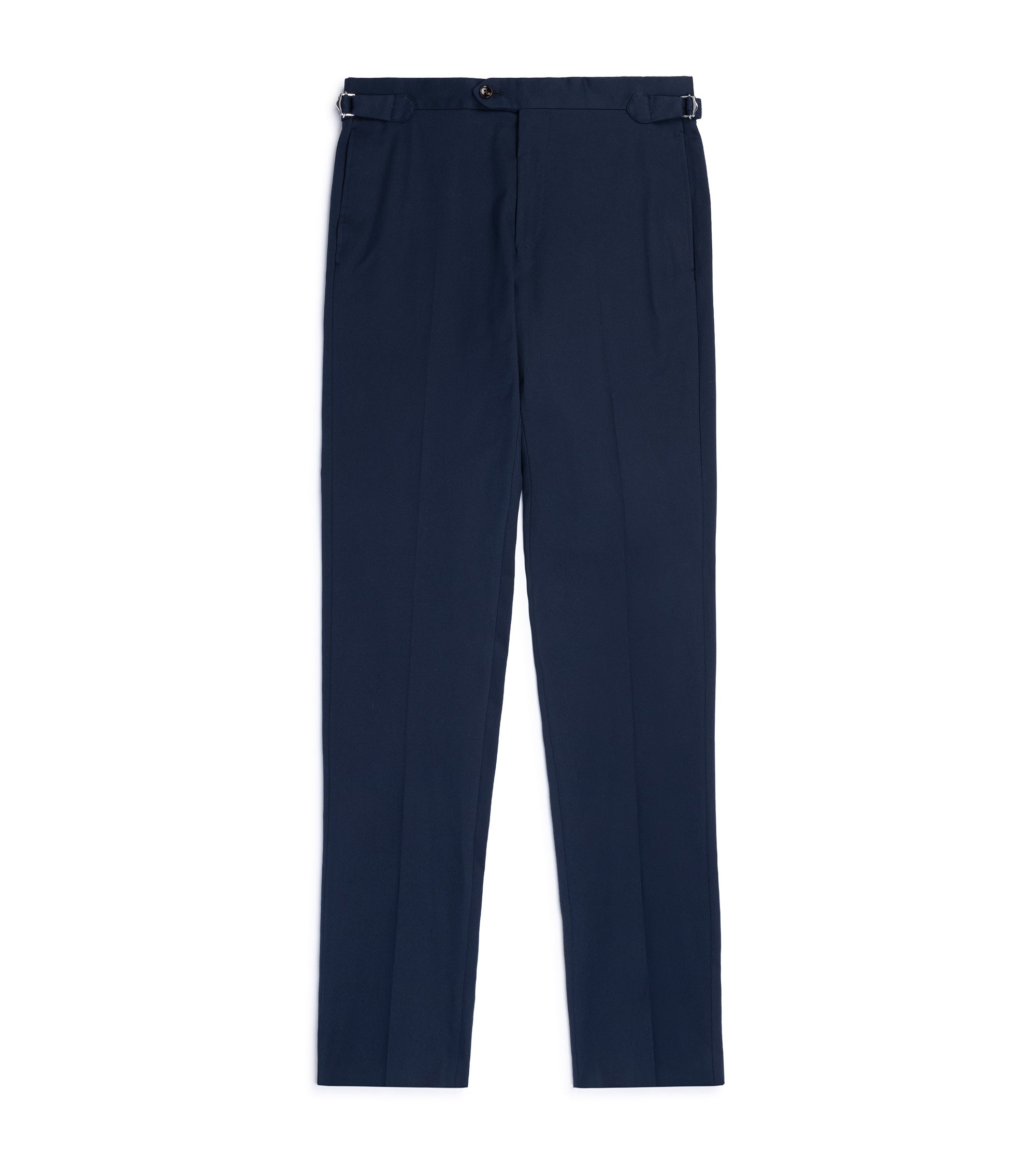 Trunk Walbrook Cotton Tailored Trousers: Navy