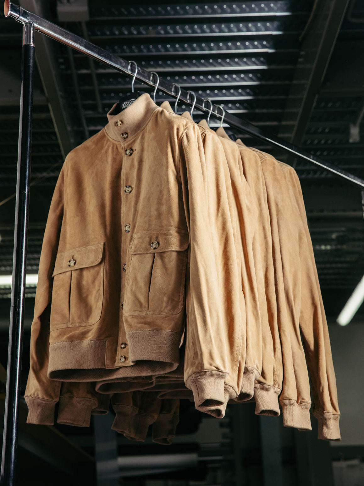 Tan suede Valstarino jacket from Valstar.