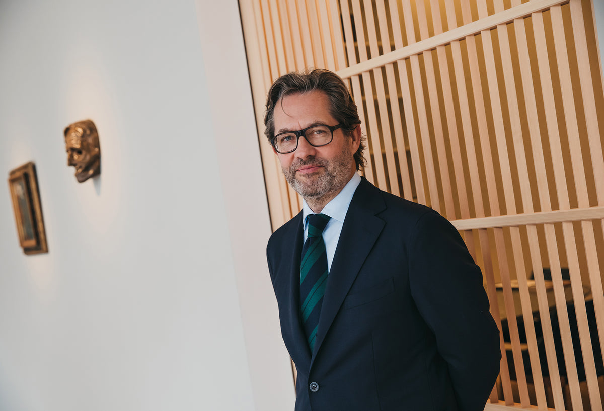 Sculpture dealer Stuart Lochhead of Stuart Lochhead Sculpture, London, for Trunk Talks