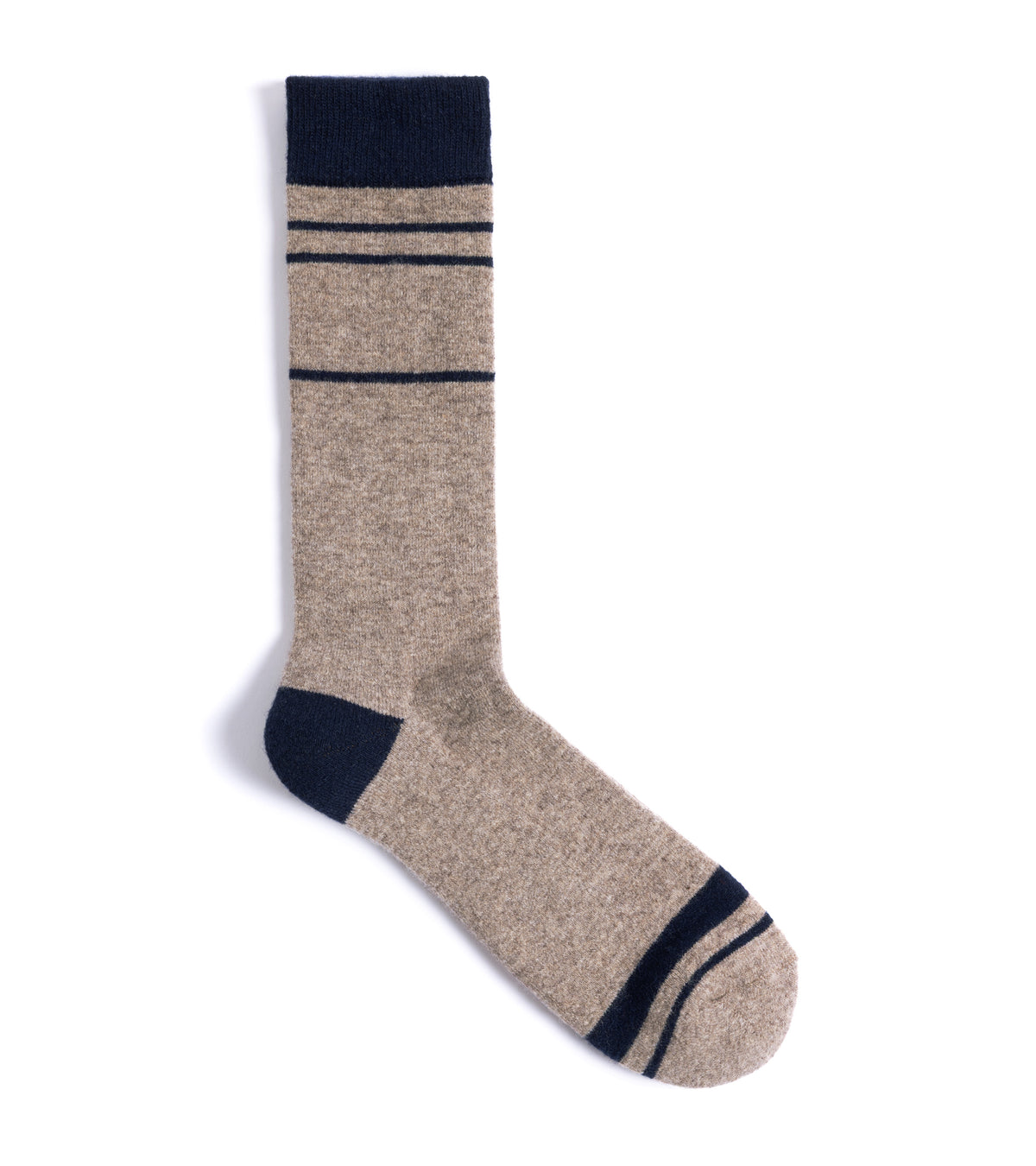Anonymous Ism Staff Cashmere Crew Socks: Brown