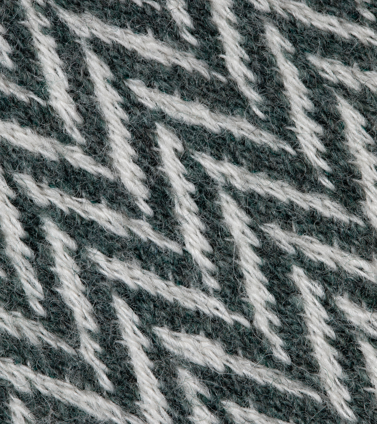 Anonymous Ism Wool Herringbone Crew Socks: Green