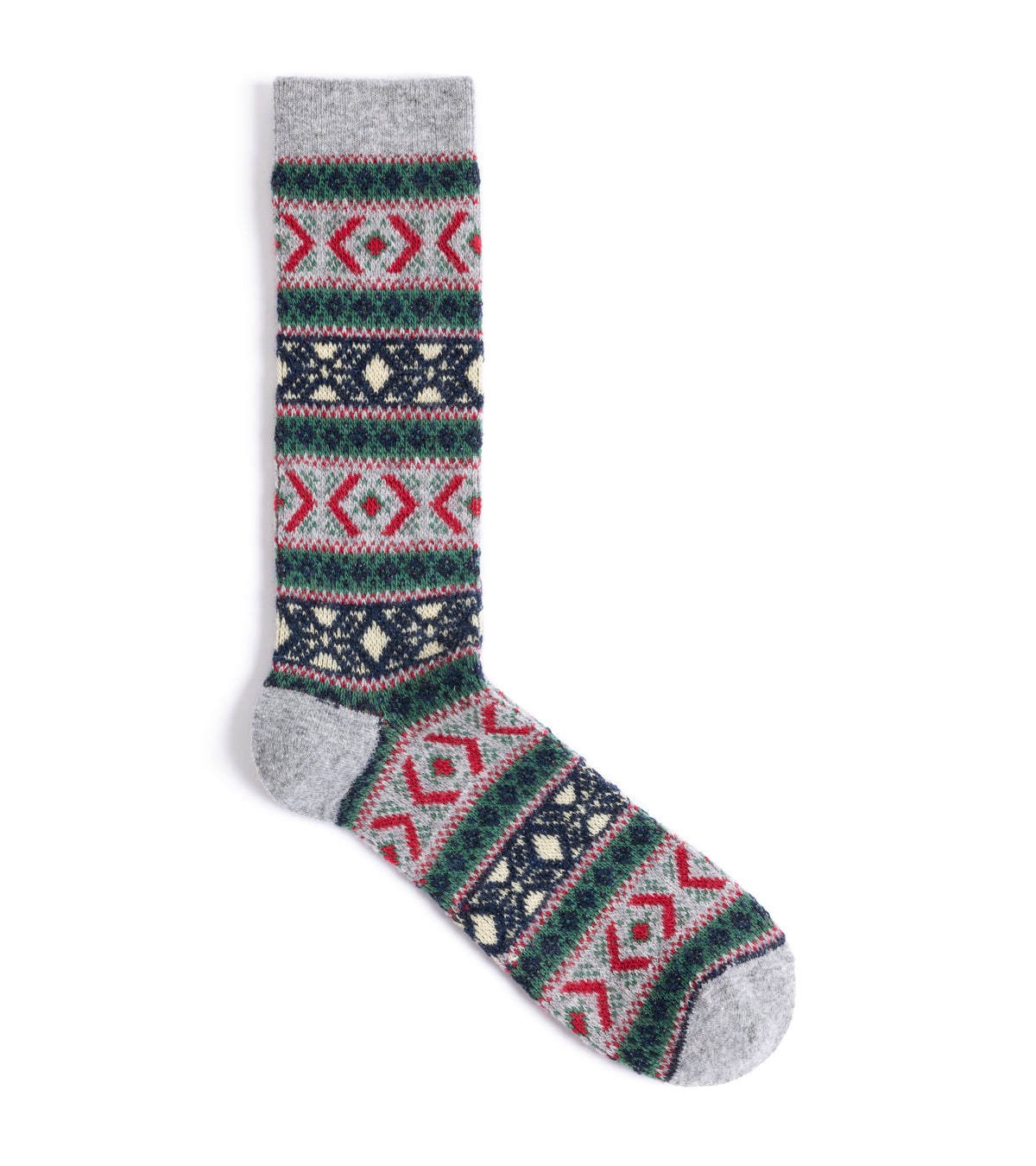 Anonymous Ism Wool JQ Crew Socks: Grey