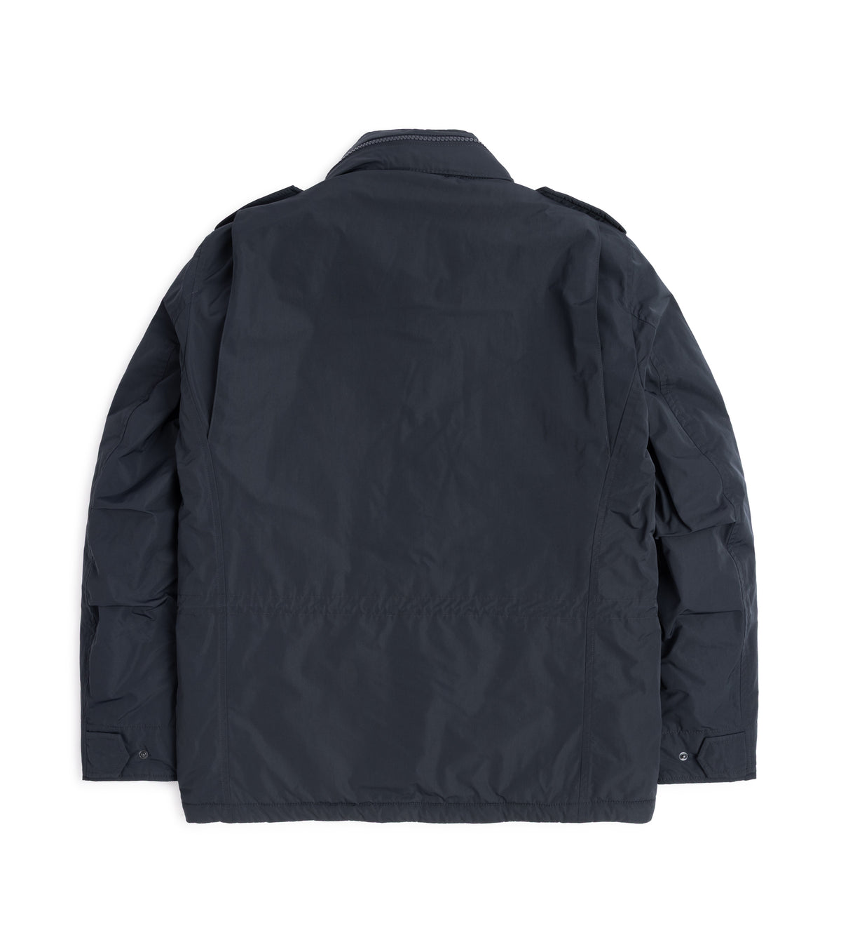 Aspesi Minifield Nylon Padded Field Jacket in navy, product photo.