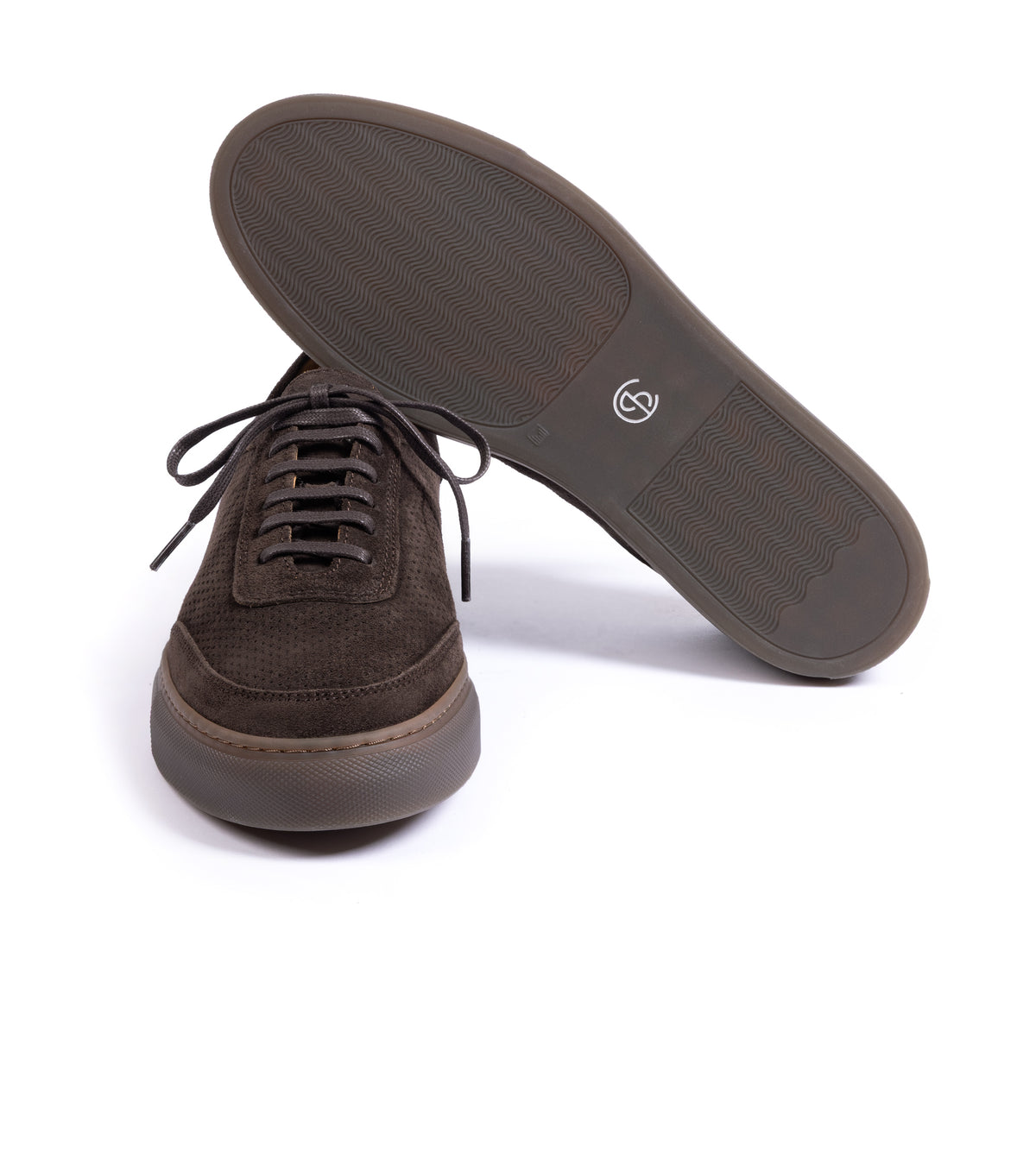 CQP Atrium Suede Sneaker: Dark Brown