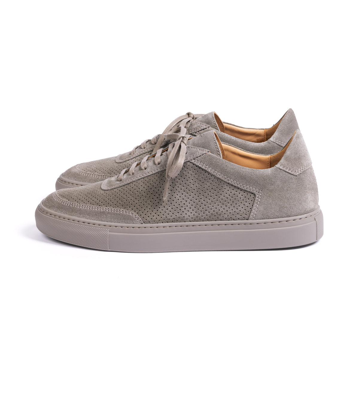 CQP Atrium Suede Sneaker: Taupe