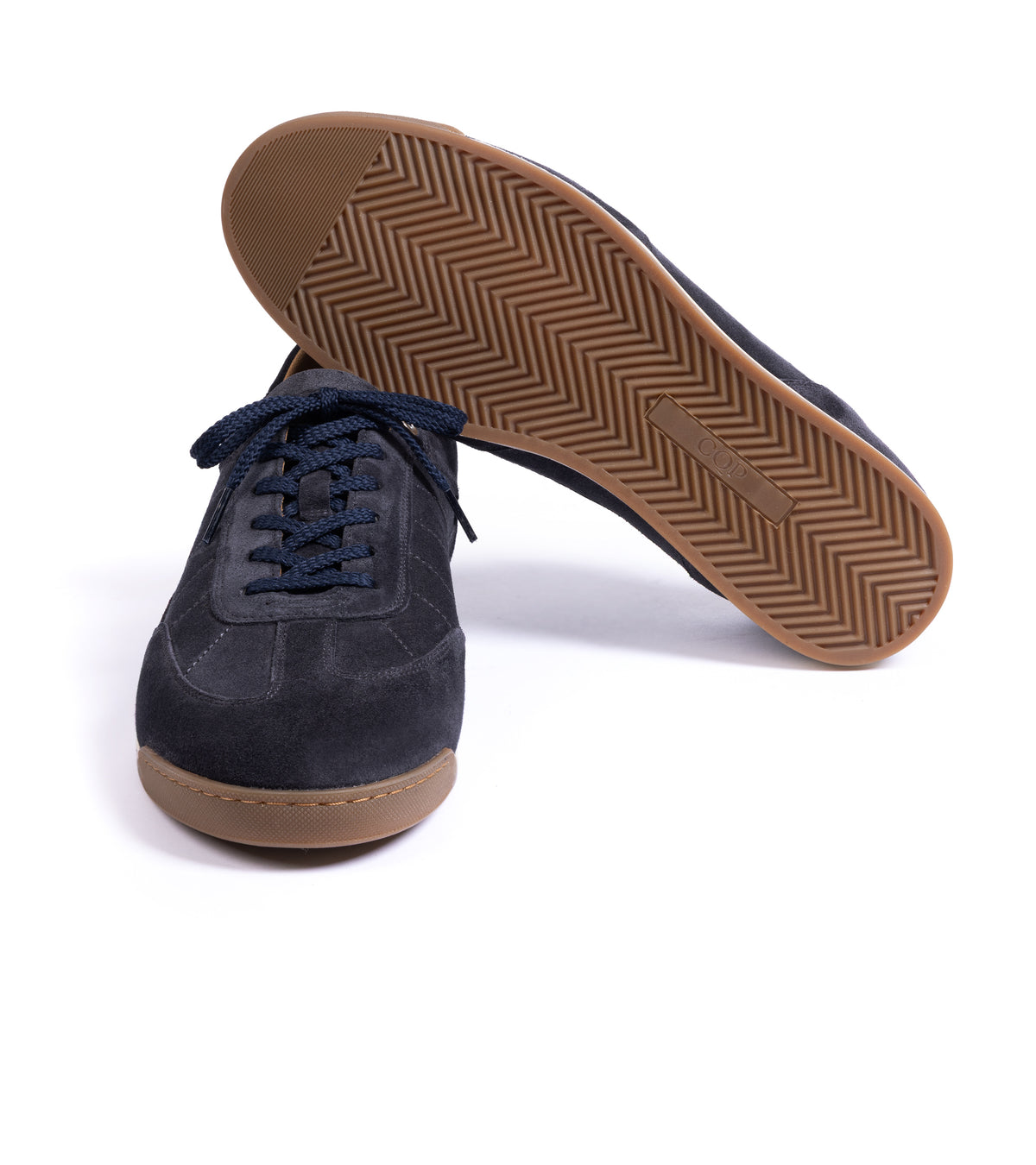CQP Piazza Suede Sneaker: Dusty Navy