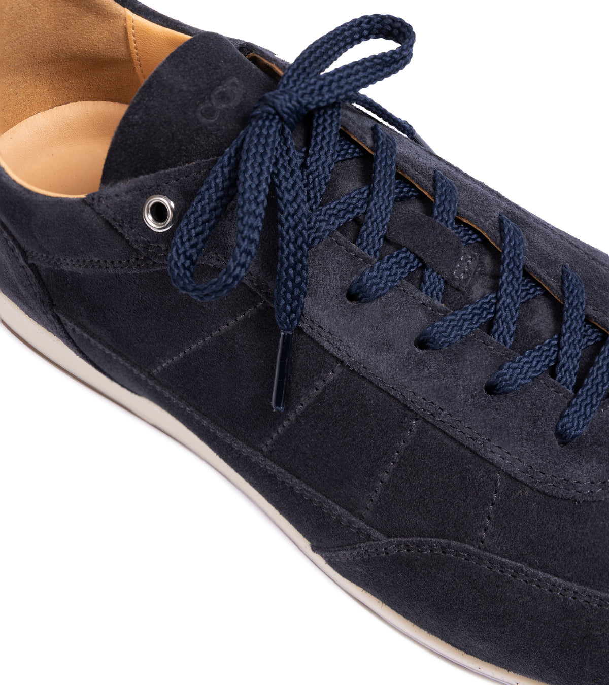CQP Piazza Suede Sneaker: Dusty Navy