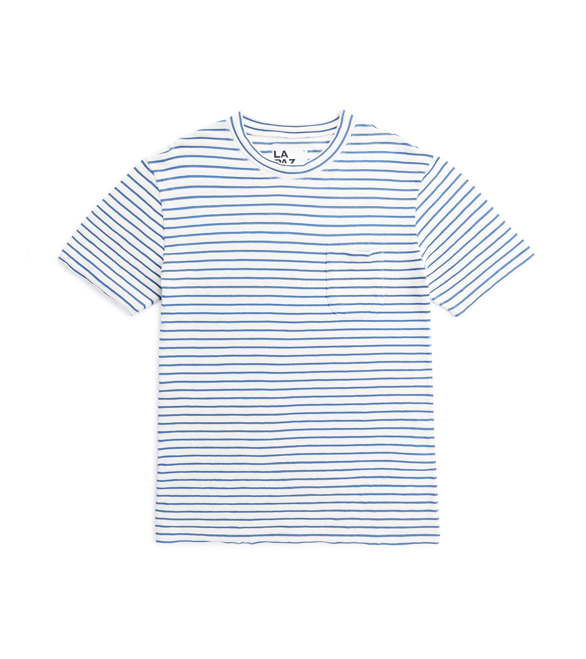 La Paz Guerreiro Stripe Pocket T-Shirt: Indigo