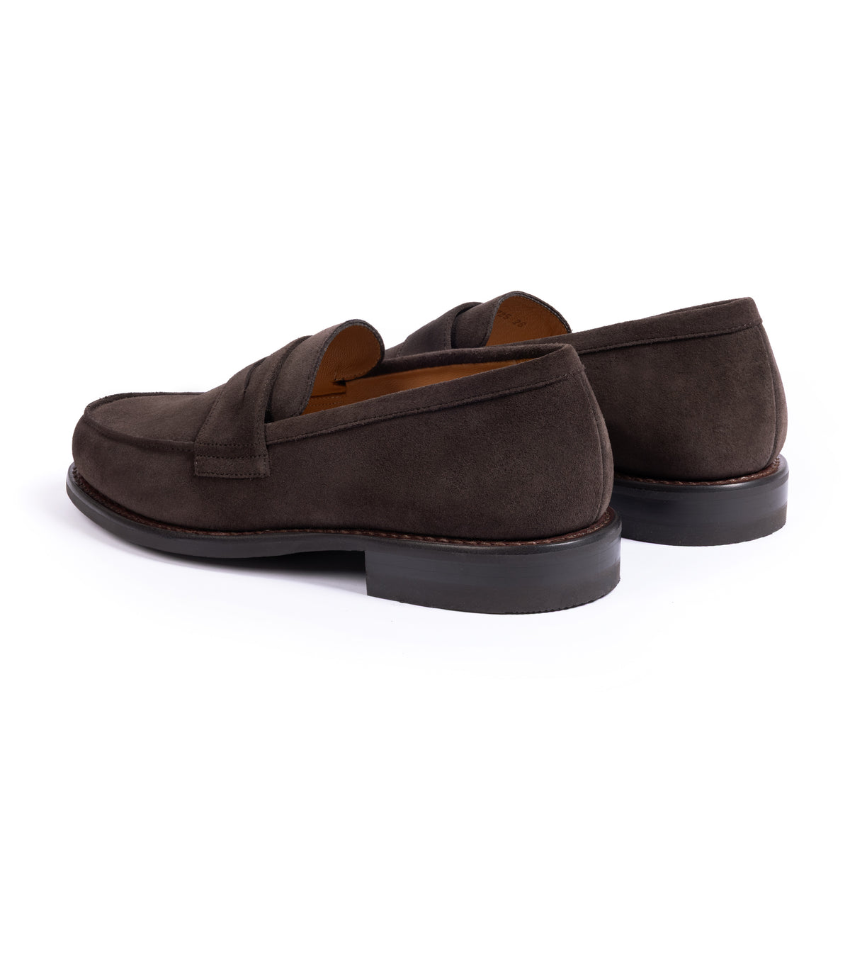 Paraboot Adonis Suede Loafer: Dark Brown