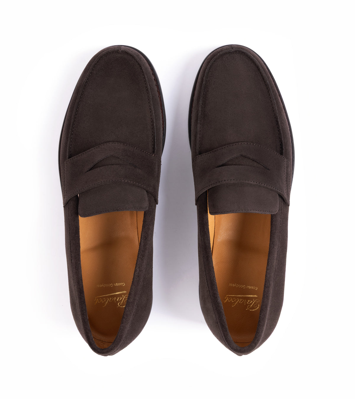 Paraboot Adonis Suede Loafer: Dark Brown