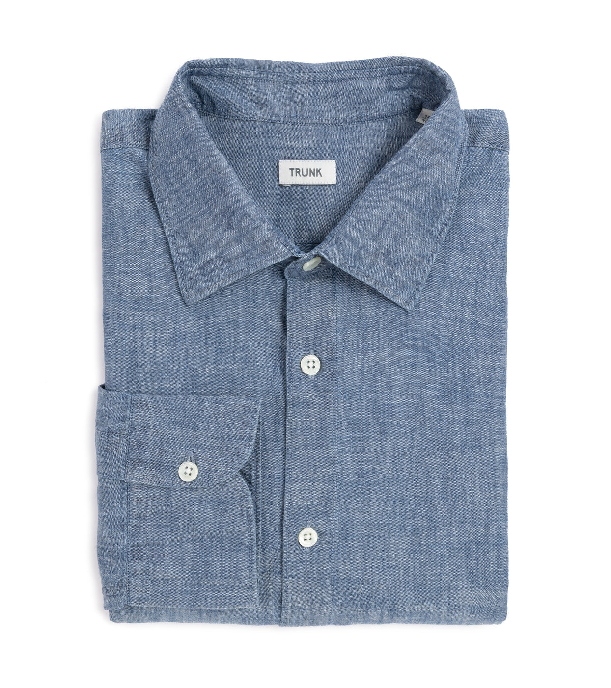Trunk Austin Japanese Chambray Shirt: Dark Blue