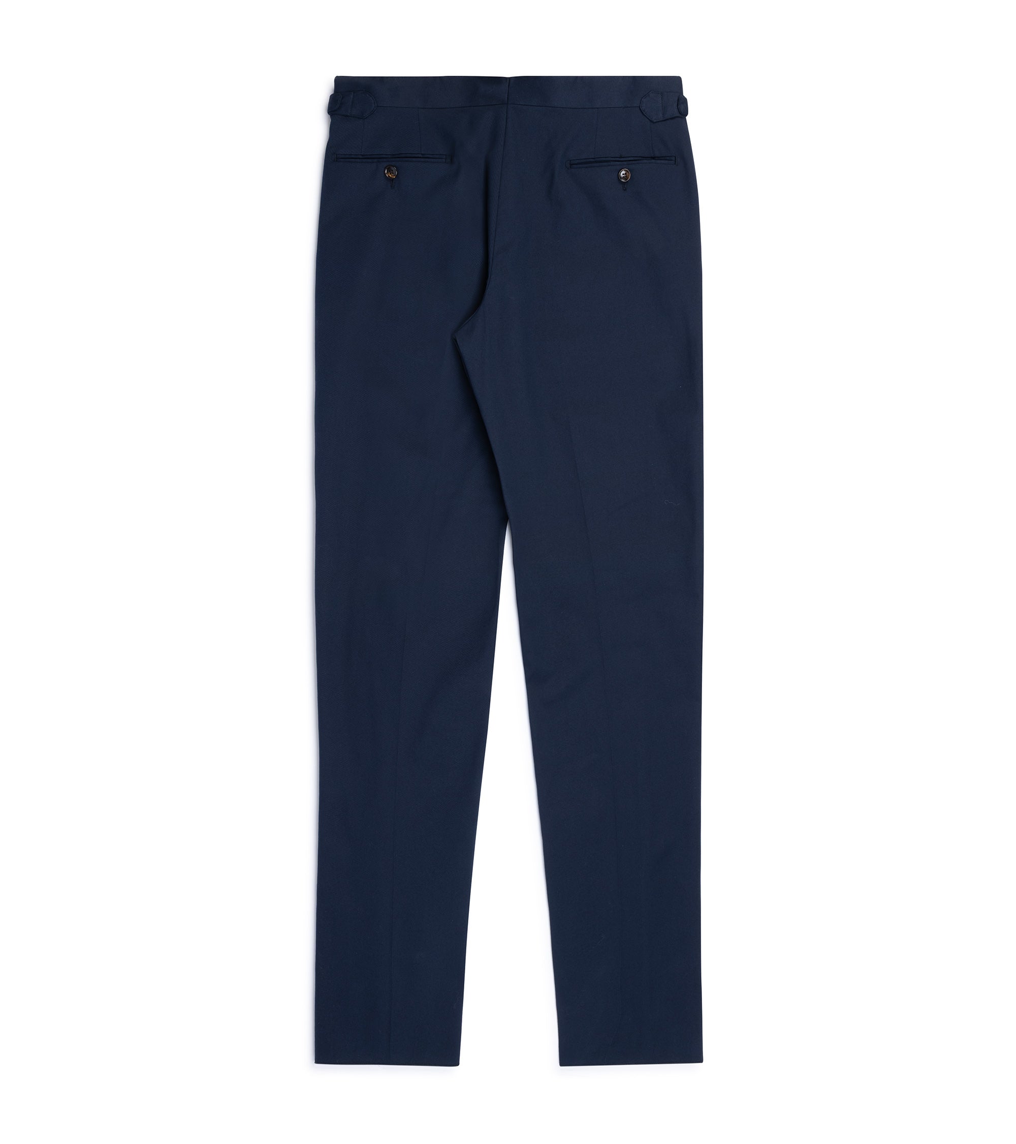 Trunk Walbrook Cotton Tailored Trousers: Navy