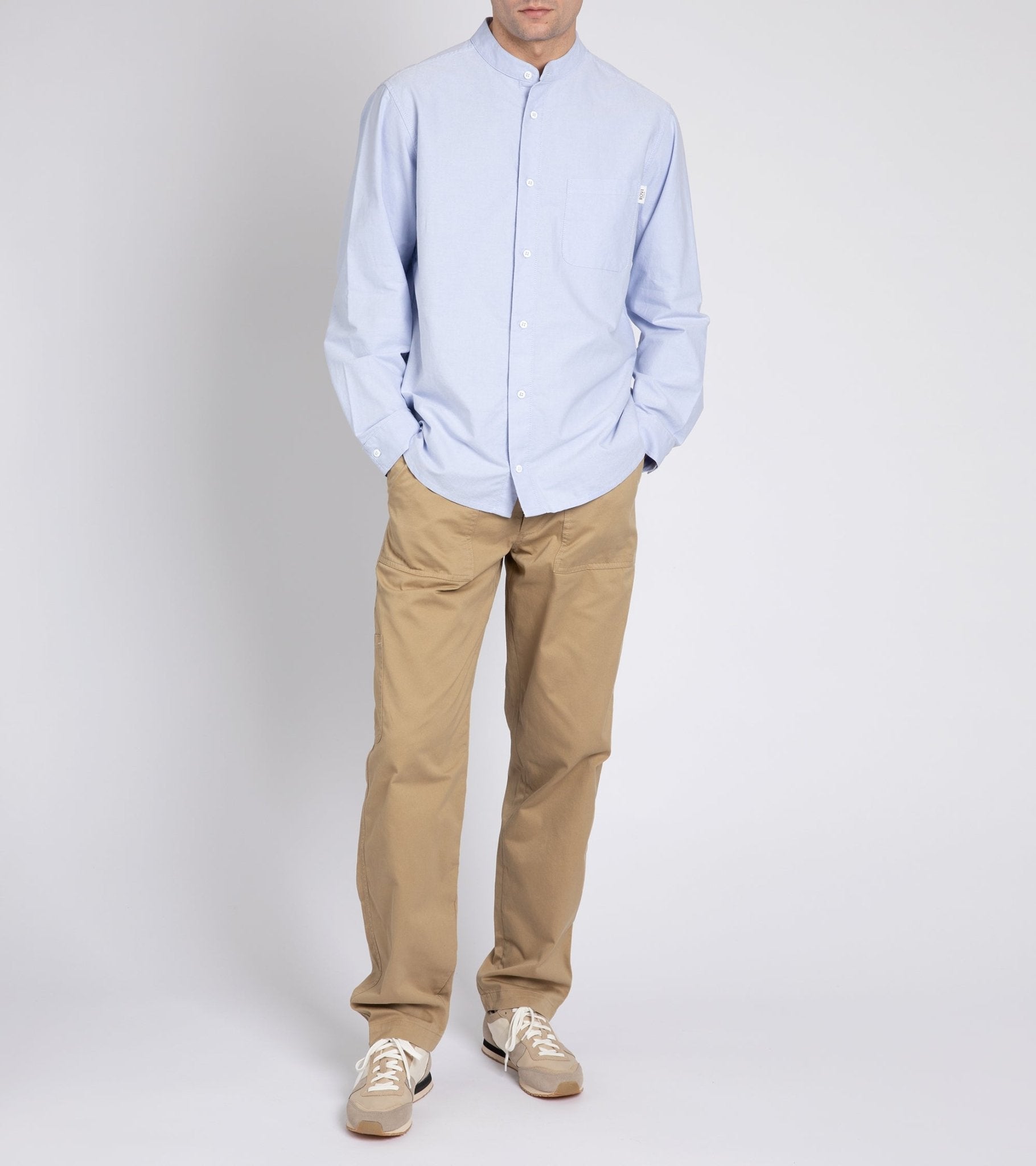 Rovi Lucca Cotton Drill Garden Pants: Beige - Trunk Clothiers