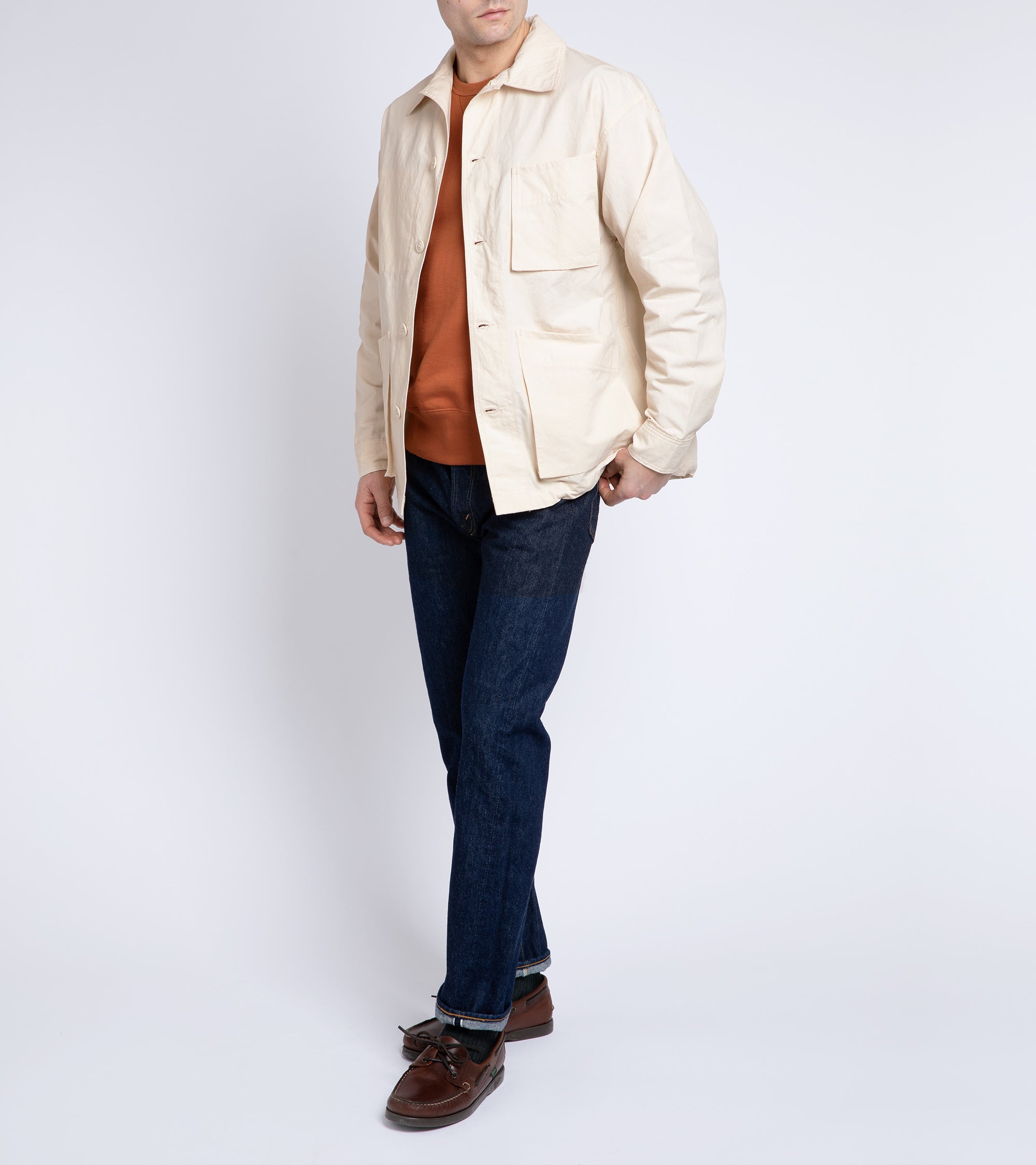 OrSlow 107 Ivy Fit Selvedge Denim: One Wash